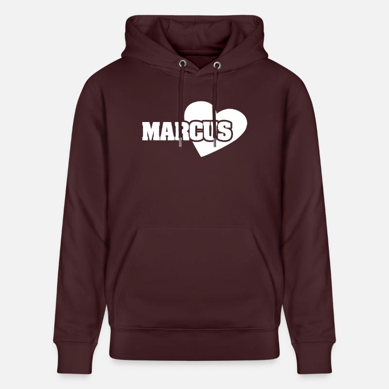 Cadeau pour Marcus - Sweat à capuche bio CRUISER Stanley/Stella Unisexe - maroon