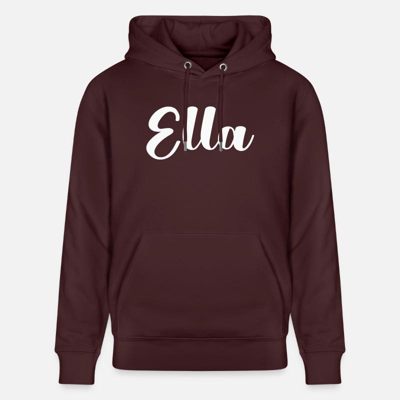 Nom d’Ella - Sweat à capuche bio CRUISER Stanley/Stella Unisexe - maroon