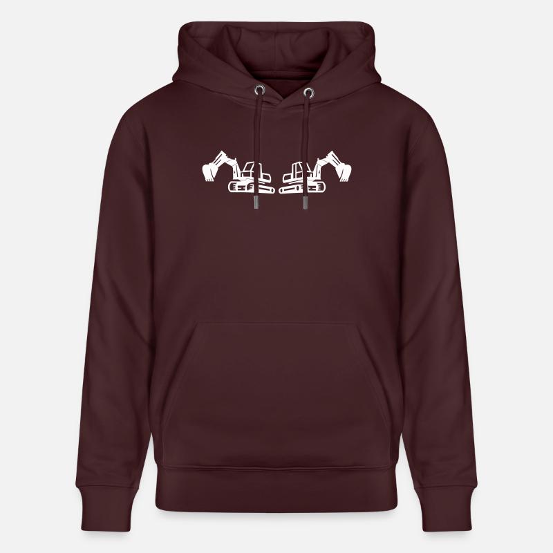 bagger 2 - Stanley/Stella Unisex Bio-Hoodie CRUISER  - Maroon