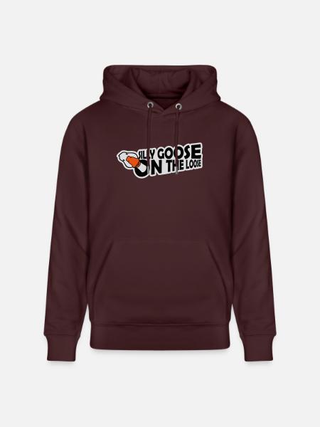 goose on the loose - Stanley/Stella CRUISER Unisex Organic Hoodie - maroon
