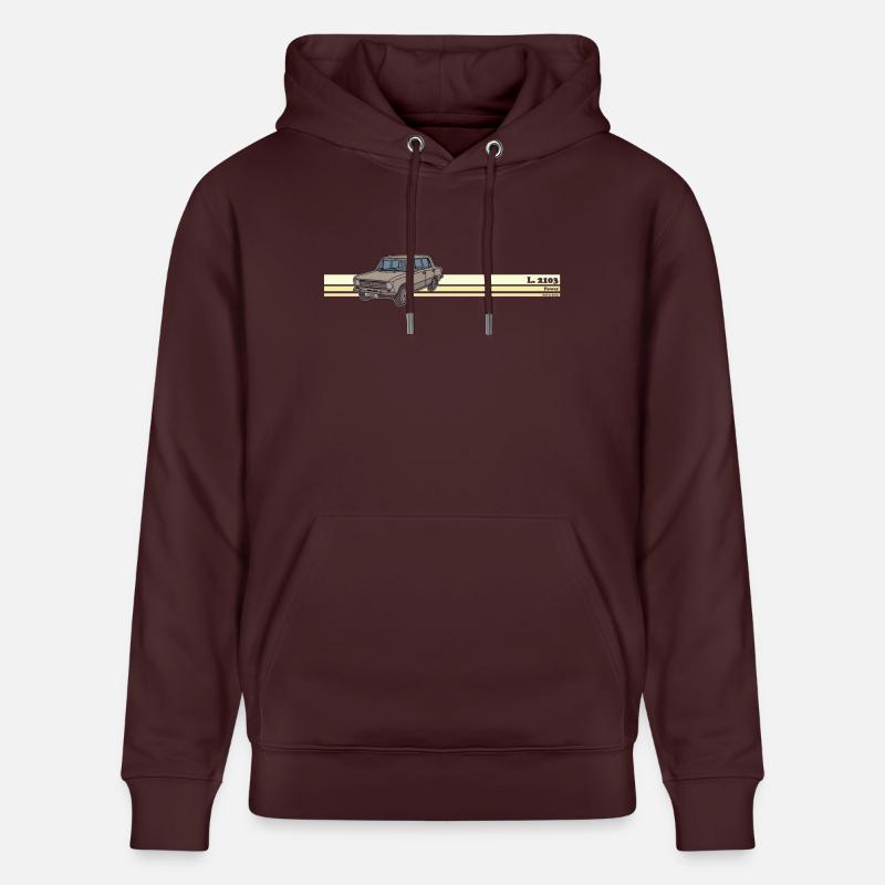 lada - Sweat à capuche bio CRUISER Stanley/Stella Unisexe - maroon