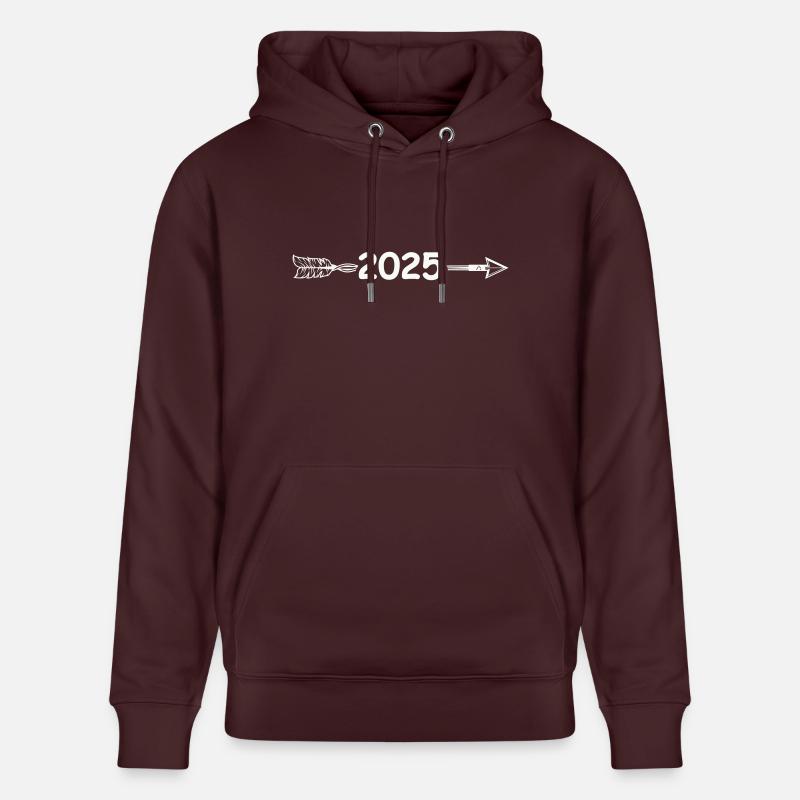 Flèche 2025 - Sweat à capuche bio CRUISER Stanley/Stella Unisexe - maroon