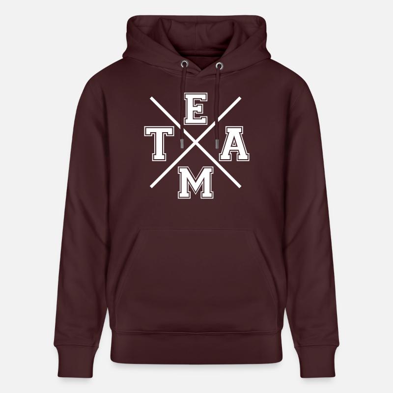 Équipe - Sweat à capuche bio CRUISER Stanley/Stella Unisexe - maroon