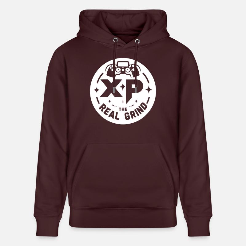 XP Der echte Grind - Stanley/Stella Unisex Bio-Hoodie CRUISER  - Maroon