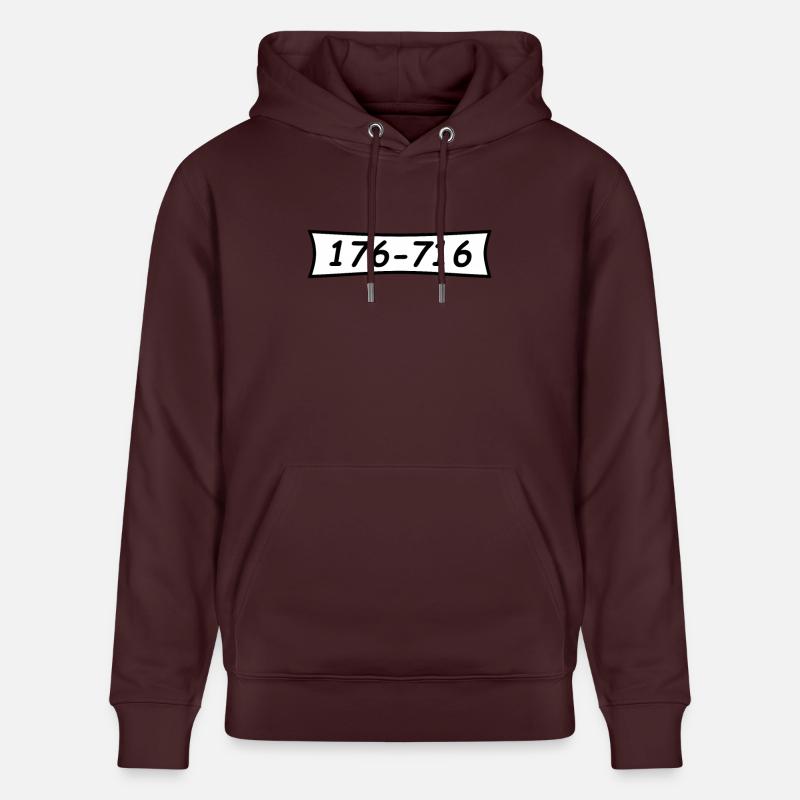 Panzerknacker numéro 176 716 - Sweat à capuche bio CRUISER Stanley/Stella Unisexe - maroon