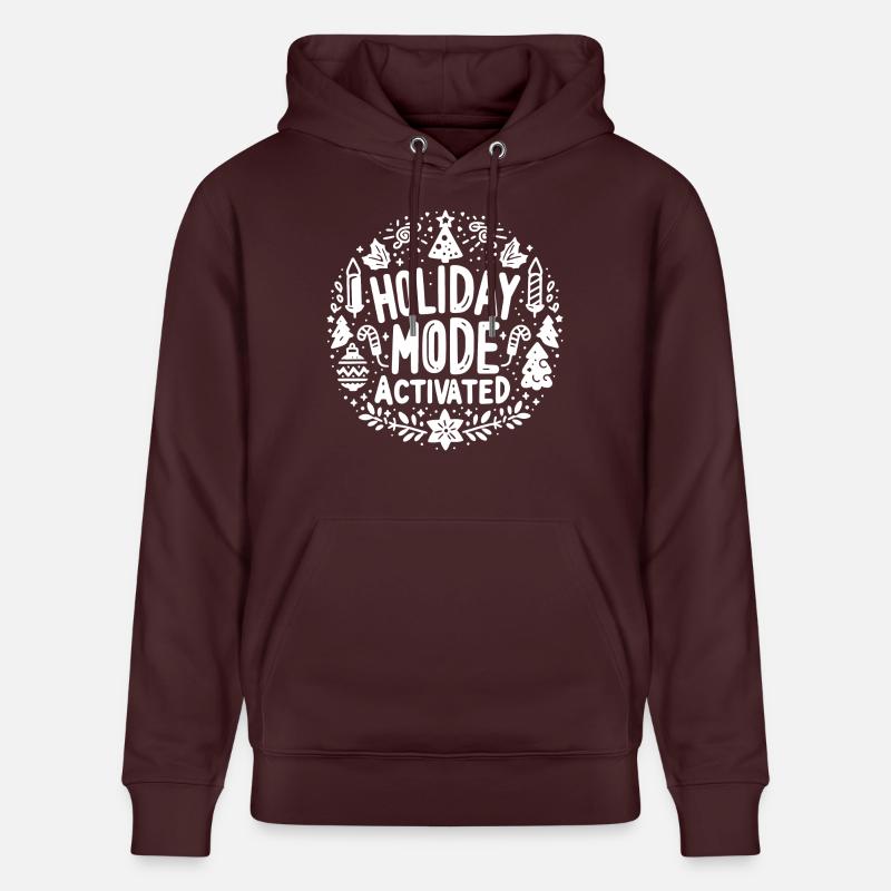 Mode vacances activé - Sweat à capuche bio CRUISER Stanley/Stella Unisexe - maroon