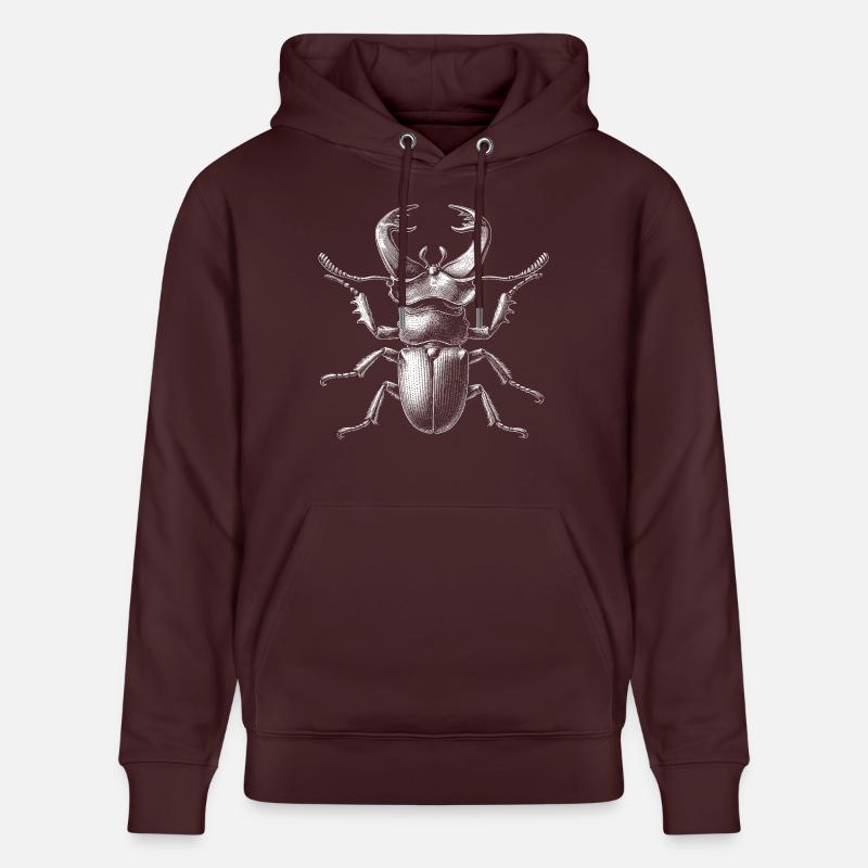 Cerf-volant - Sweat à capuche bio CRUISER Stanley/Stella Unisexe - maroon