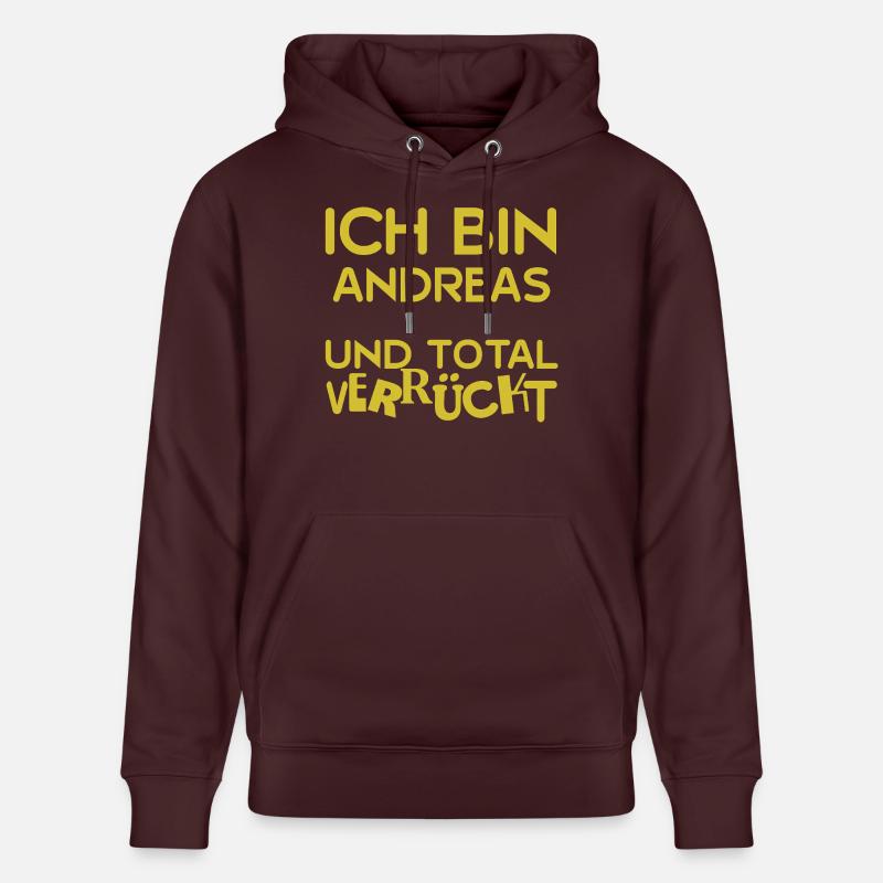 Cadeau pour Andreas - Sweat à capuche bio CRUISER Stanley/Stella Unisexe - maroon