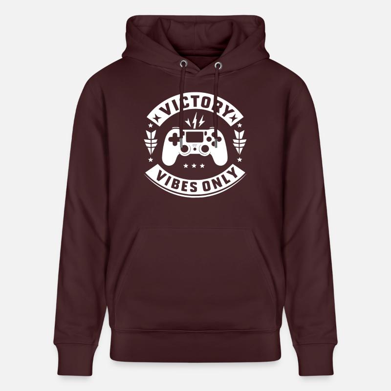 Vibrations de victoire uniquement - Sweat à capuche bio CRUISER Stanley/Stella Unisexe - maroon
