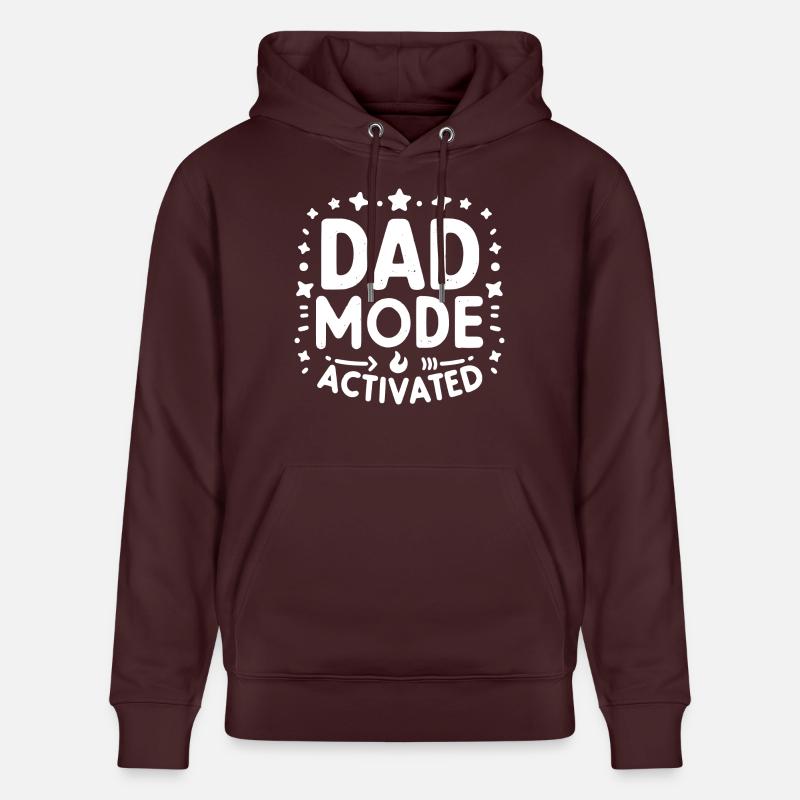 Mode papa activé - Sweat à capuche bio CRUISER Stanley/Stella Unisexe - maroon