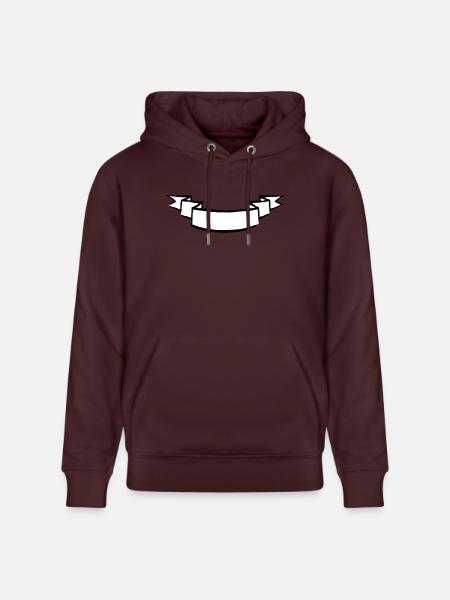 Banner curved - Stanley/Stella CRUISER Unisex Organic Hoodie - maroon