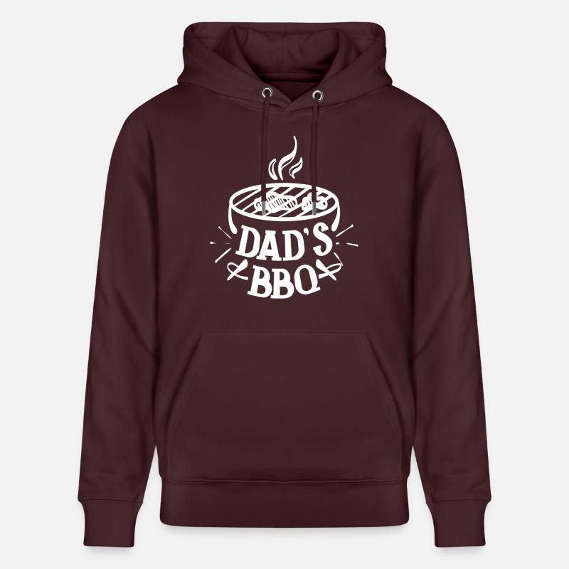 Le BBQ de papa - Sweat à capuche bio CRUISER Stanley/Stella Unisexe - maroon
