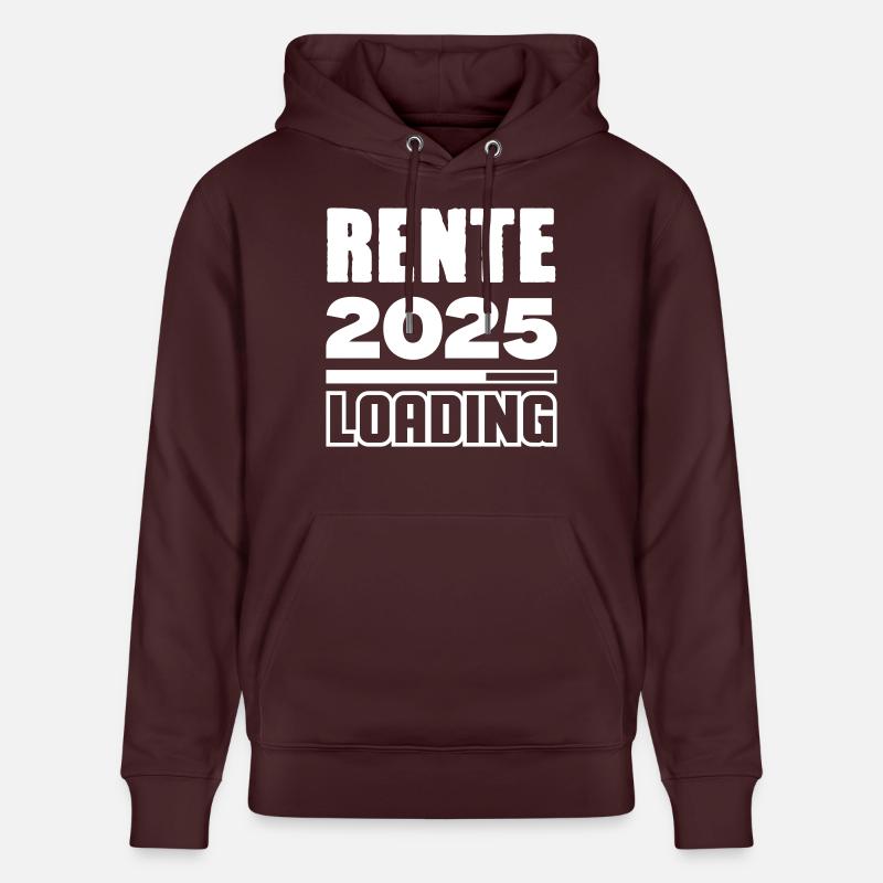 Pension Loading 2025 - Sweat à capuche bio CRUISER Stanley/Stella Unisexe - maroon