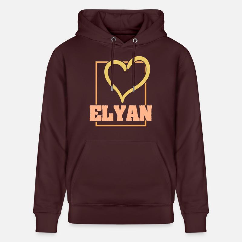 Cadeau pour Elyan - Sweat à capuche bio CRUISER Stanley/Stella Unisexe - maroon