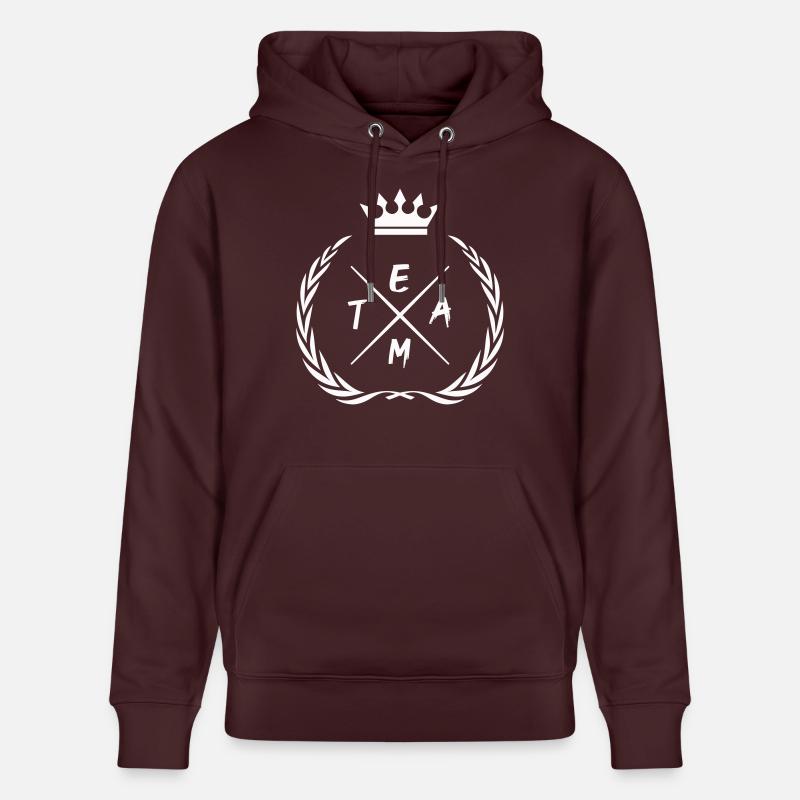 Équipe 1 - Sweat à capuche bio CRUISER Stanley/Stella Unisexe - maroon