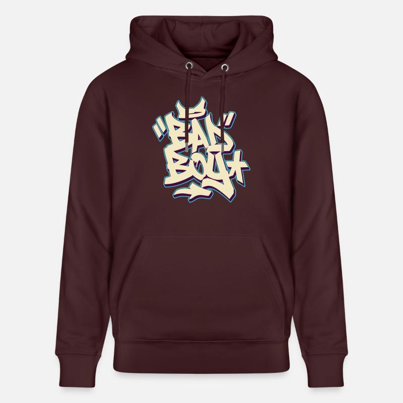 BAD BOY GRAFFITI - Sweat à capuche bio CRUISER Stanley/Stella Unisexe - maroon