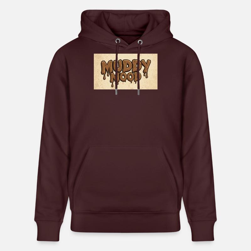 Conception de lettrage d’ambiance boueuse - Sweat à capuche bio CRUISER Stanley/Stella Unisexe - maroon