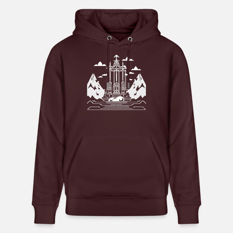 valhalla 2 - Sweat à capuche bio CRUISER Stanley/Stella Unisexe - maroon