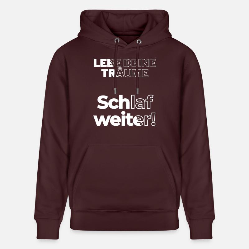 Dormez sur - Sweat à capuche bio CRUISER Stanley/Stella Unisexe - maroon