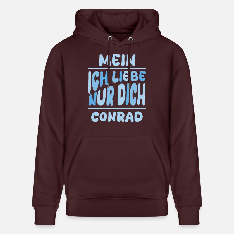 Cadeau pour Conrad - Sweat à capuche bio CRUISER Stanley/Stella Unisexe - maroon