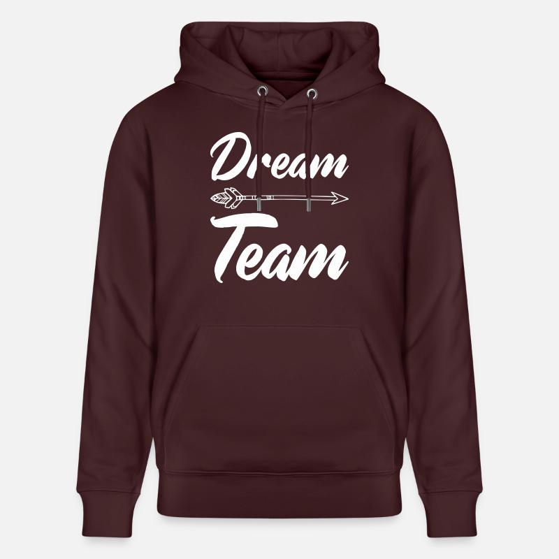 Équipe de rêve - Sweat à capuche bio CRUISER Stanley/Stella Unisexe - maroon