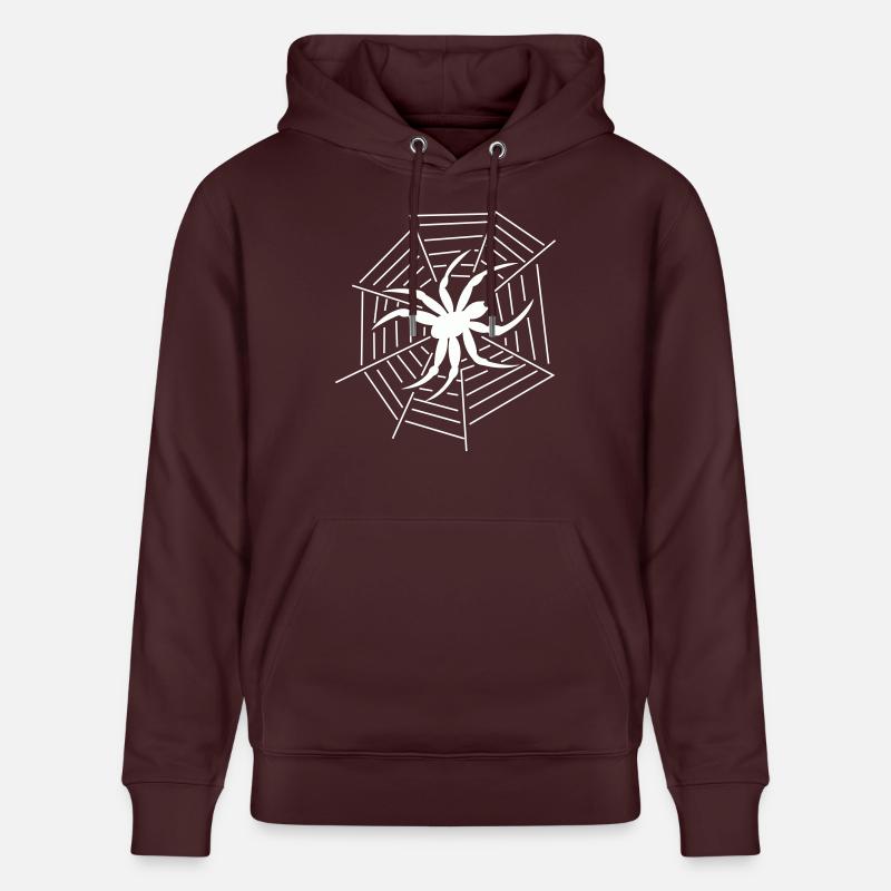 Spinne Spider - Sweat à capuche bio CRUISER Stanley/Stella Unisexe - maroon