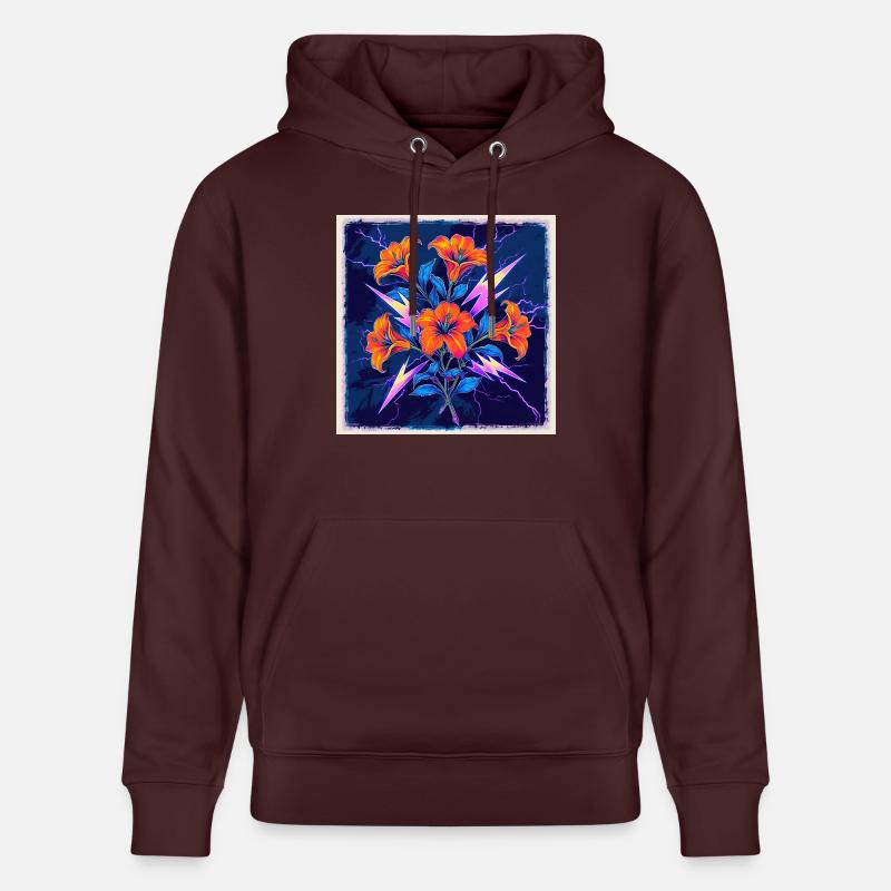 Fleur - Sweat à capuche bio CRUISER Stanley/Stella Unisexe - maroon