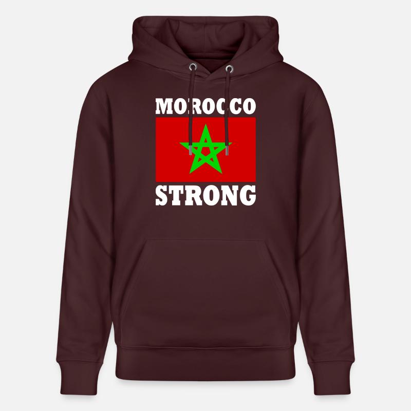 Morocco strong - Stanley/Stella Unisex Bio-Hoodie CRUISER - Maroon