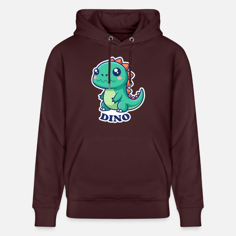DINOSAURE - Sweat à capuche bio CRUISER Stanley/Stella Unisexe - maroon