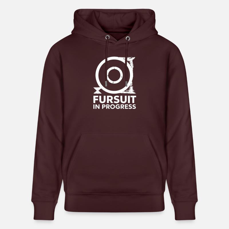Fursuit en cours – Bientôt terminé ! - Sweat à capuche bio CRUISER Stanley/Stella Unisexe - maroon