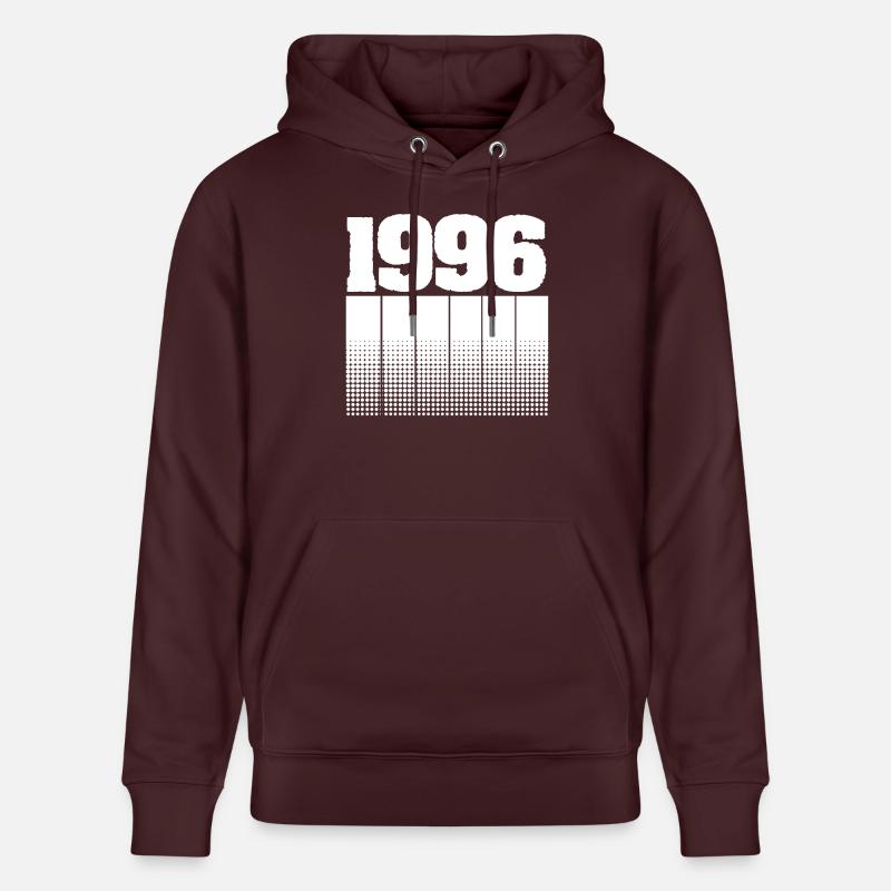1996 1996 - Sweat à capuche bio CRUISER Stanley/Stella Unisexe - maroon