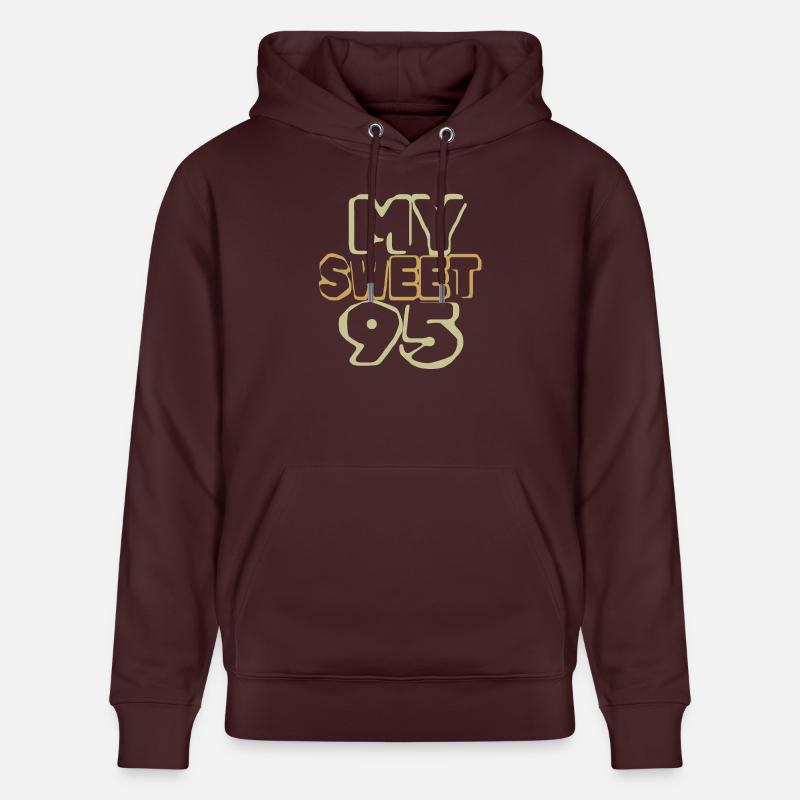 Anniversaire 95 - Sweat à capuche bio CRUISER Stanley/Stella Unisexe - maroon