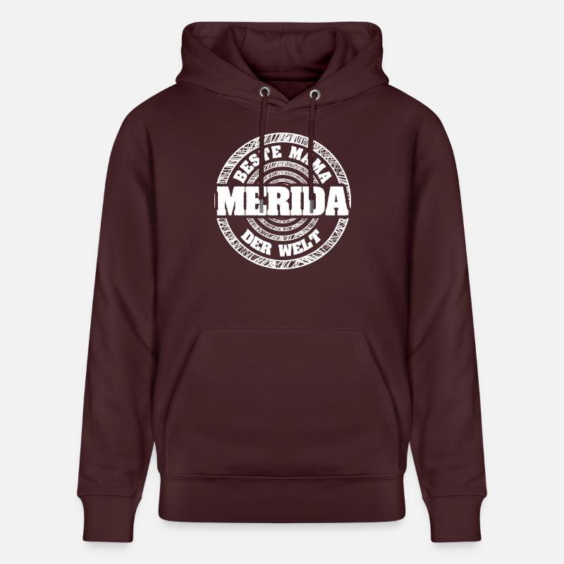 Cadeau pour Mérida - Sweat à capuche bio CRUISER Stanley/Stella Unisexe - maroon