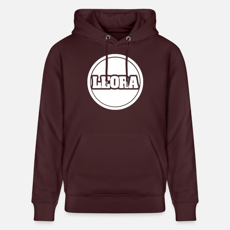 Prénom Leora - Sweat à capuche bio CRUISER Stanley/Stella Unisexe - maroon