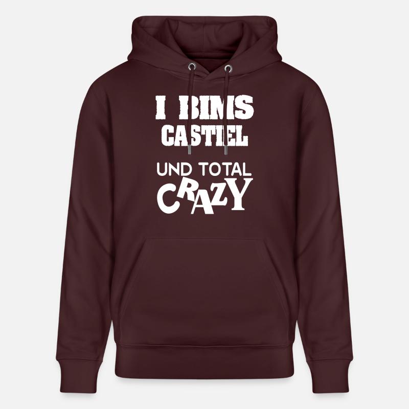 Castiel comme prénom - Sweat à capuche bio CRUISER Stanley/Stella Unisexe - maroon