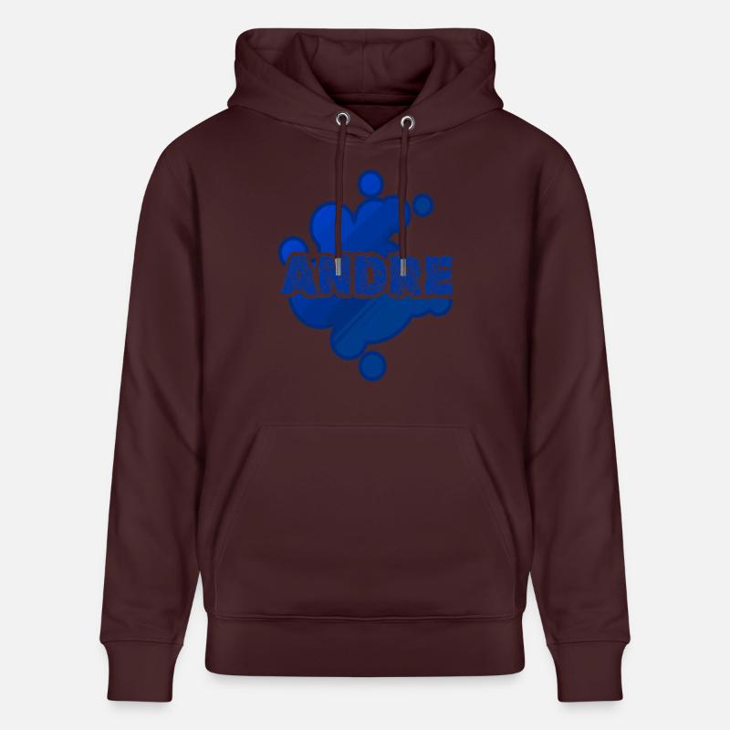 Andre - Sweat à capuche bio CRUISER Stanley/Stella Unisexe - maroon