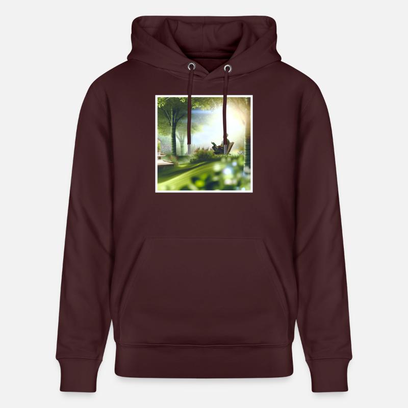 Amour-propre - Sweat à capuche bio CRUISER Stanley/Stella Unisexe - maroon