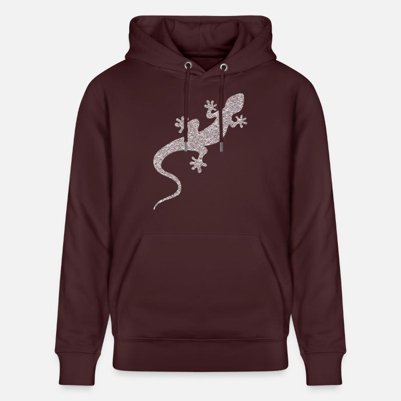 Die weiße Eidechse - Stanley/Stella Unisex Bio-Hoodie CRUISER - Maroon