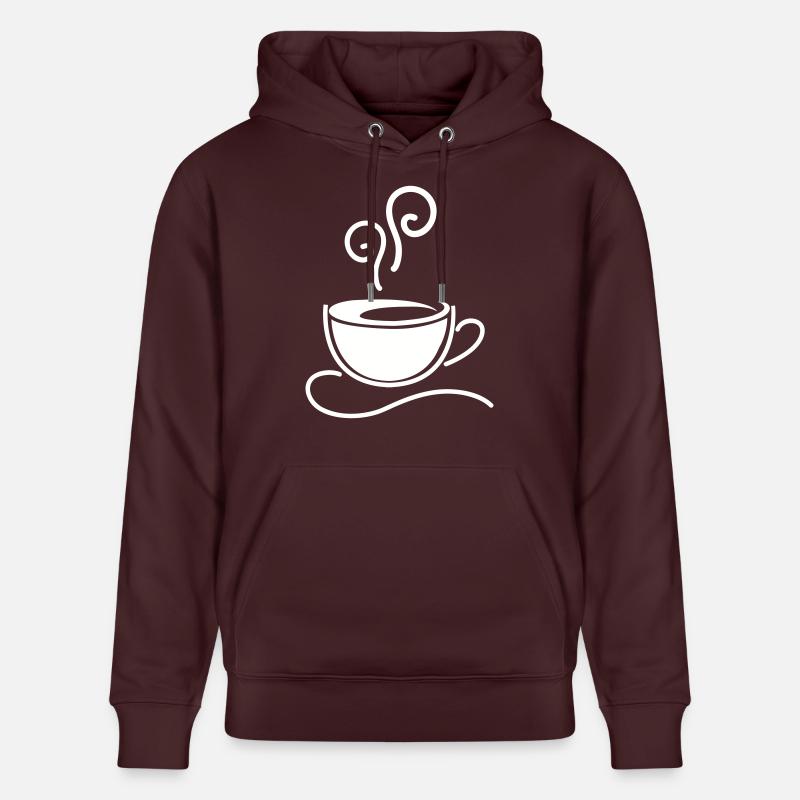 Café Kaffee - Sweat à capuche bio CRUISER Stanley/Stella Unisexe - maroon