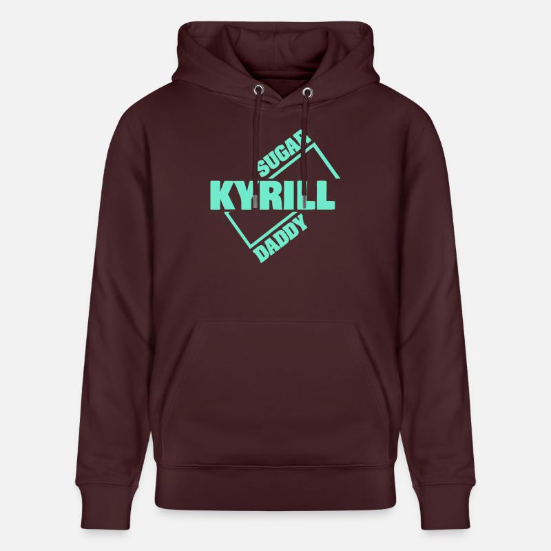 Kyrill en sugar daddy - Sweat à capuche bio CRUISER Stanley/Stella Unisexe - maroon