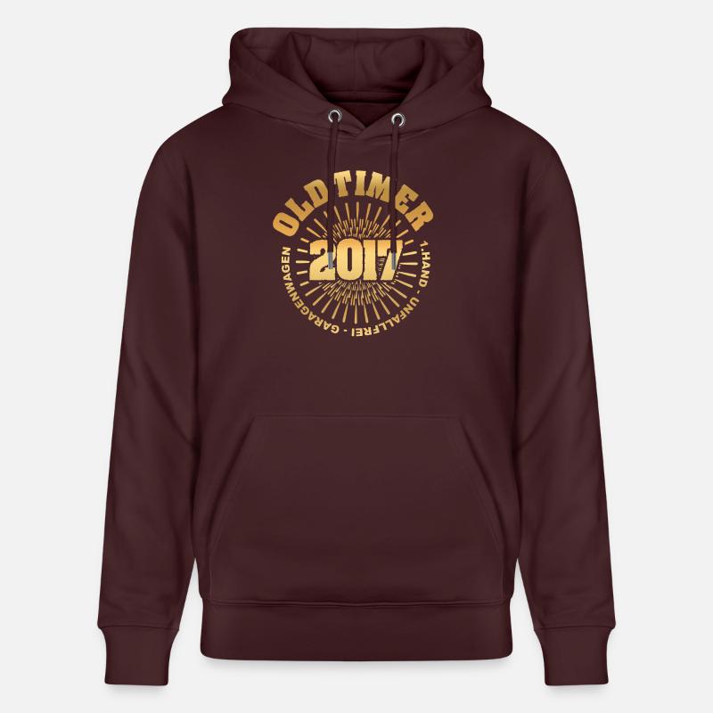 Idée cadeau 2017 - Sweat à capuche bio CRUISER Stanley/Stella Unisexe - maroon