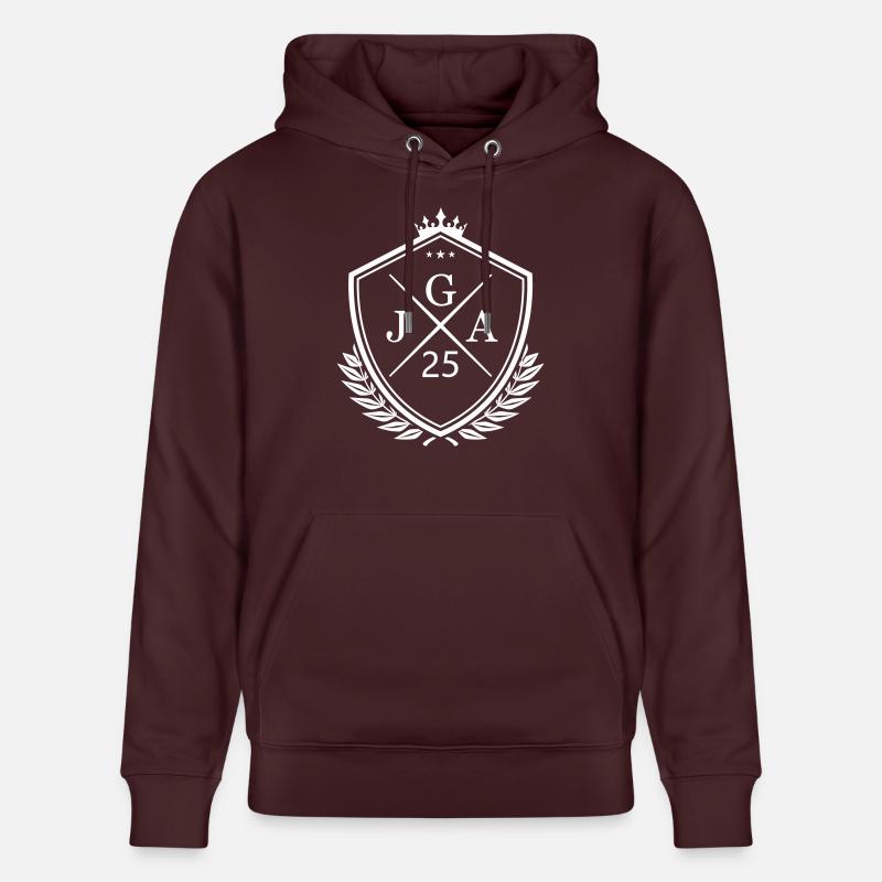 JGA 25 - Sweat à capuche bio CRUISER Stanley/Stella Unisexe - maroon