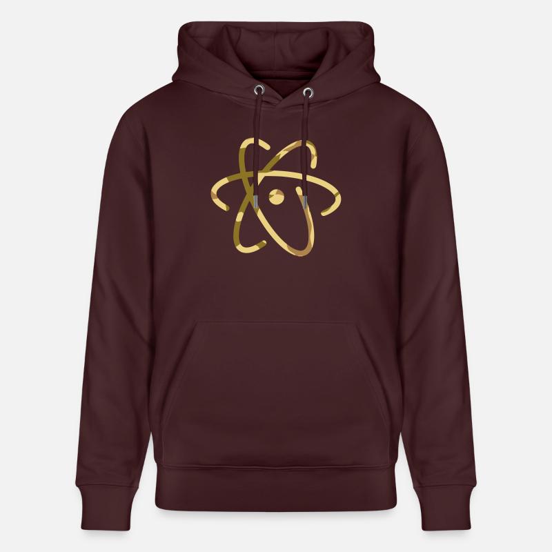 ATOME / NEUTRON - CAMO / CAMOUFLAGE - Sweat à capuche bio CRUISER Stanley/Stella Unisexe - maroon