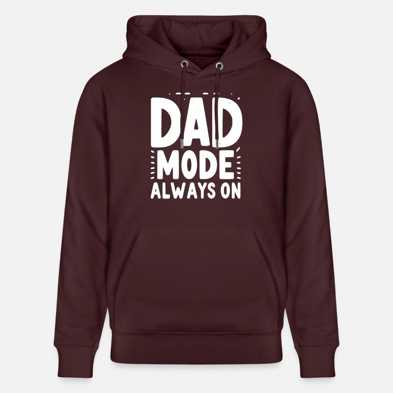 Mode papa toujours activé - Sweat à capuche bio CRUISER Stanley/Stella Unisexe - maroon