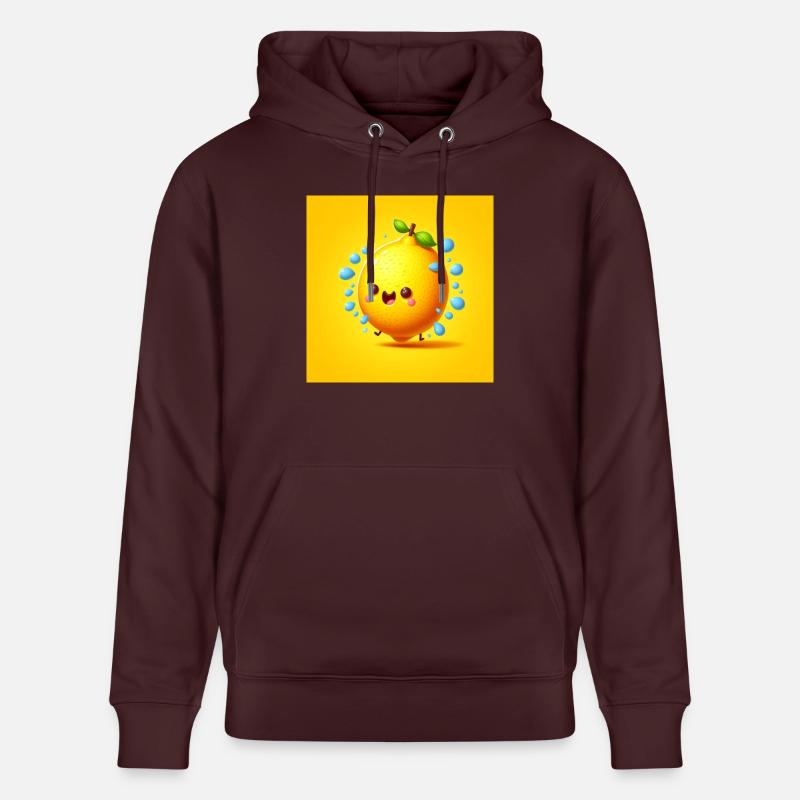 Joyeuse éclaboussure d’agrumes - Sweat à capuche bio CRUISER Stanley/Stella Unisexe - maroon