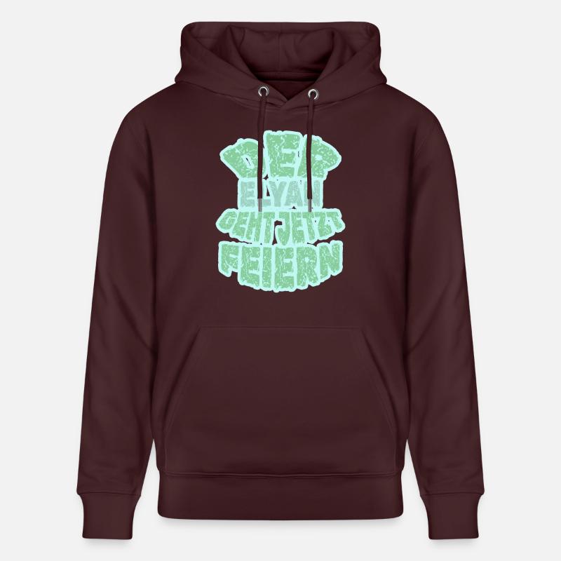 Cadeau pour Elyan - Sweat à capuche bio CRUISER Stanley/Stella Unisexe - maroon
