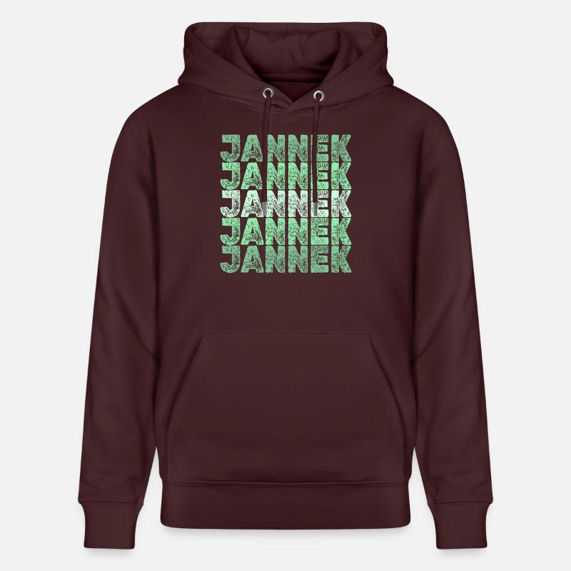 Jannek - Sweat à capuche bio CRUISER Stanley/Stella Unisexe - maroon