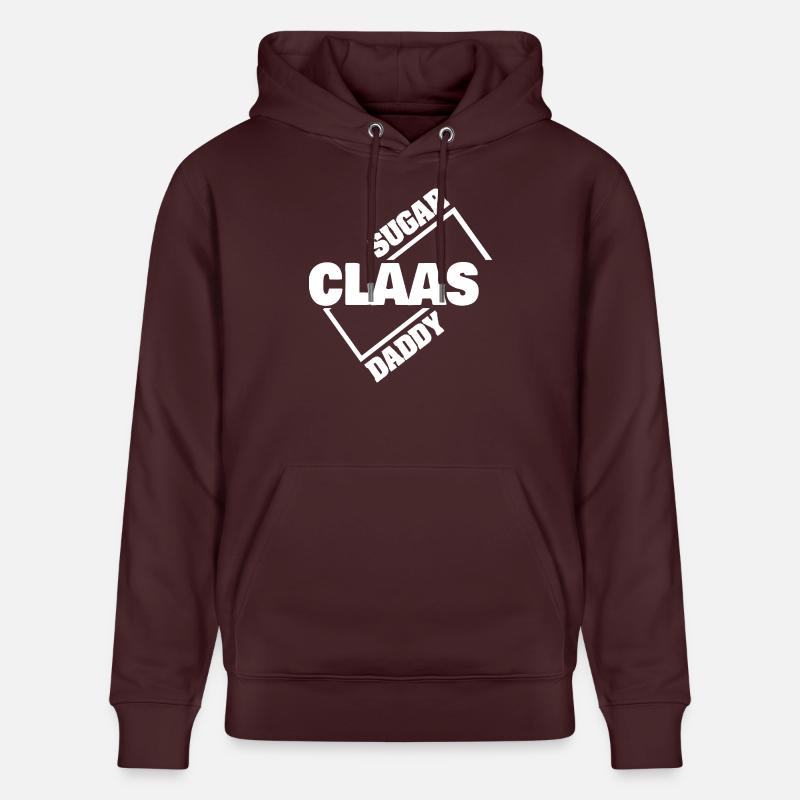 Claas en sugar daddy - Sweat à capuche bio CRUISER Stanley/Stella Unisexe - maroon