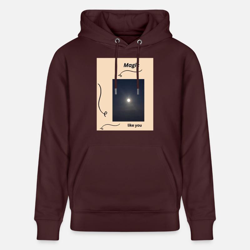 Magic - Sweat à capuche bio CRUISER Stanley/Stella Unisexe - maroon