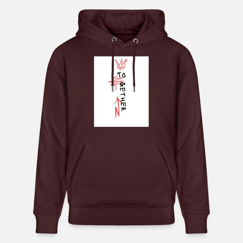 Ensemble - Sweat à capuche bio CRUISER Stanley/Stella Unisexe - maroon